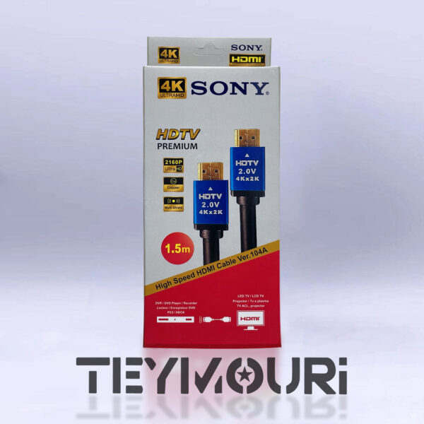 کابل HDMI سونی مدل 4K (طول 1.5متر)