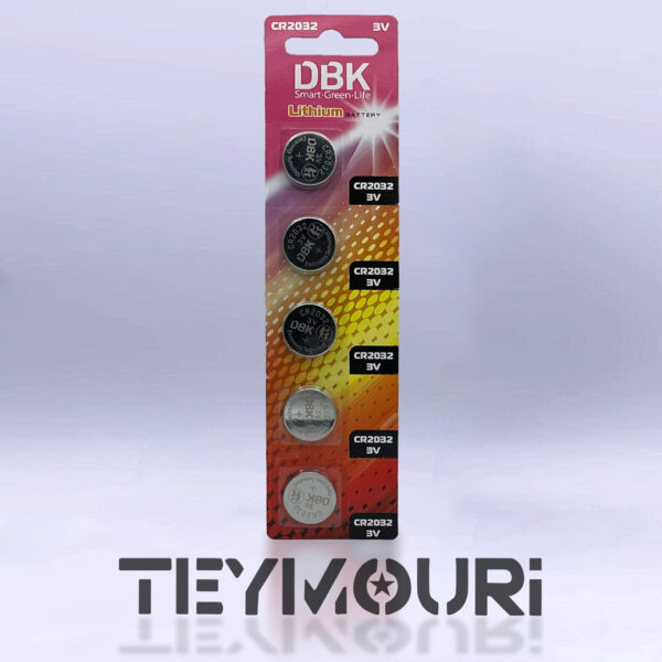 باتری سکه‌ای ۳ ولت DBK مدل CR2032
