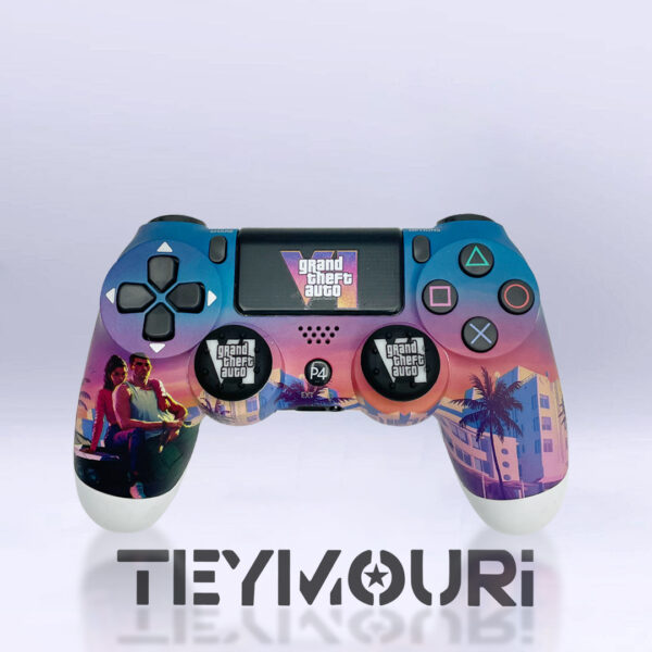 دسته PS4 (برند Play X) طرح‌ GTA همراه با کیف