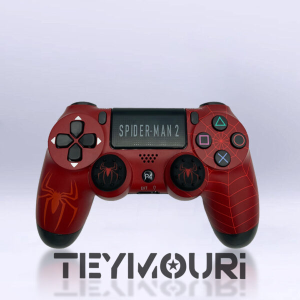 دسته PS4 (برند Play X) طرح‌ Spider-Man همراه با کیف