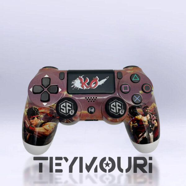 دسته PS4 (برند Play X) طرح‌ Street Fighter همراه با کیف