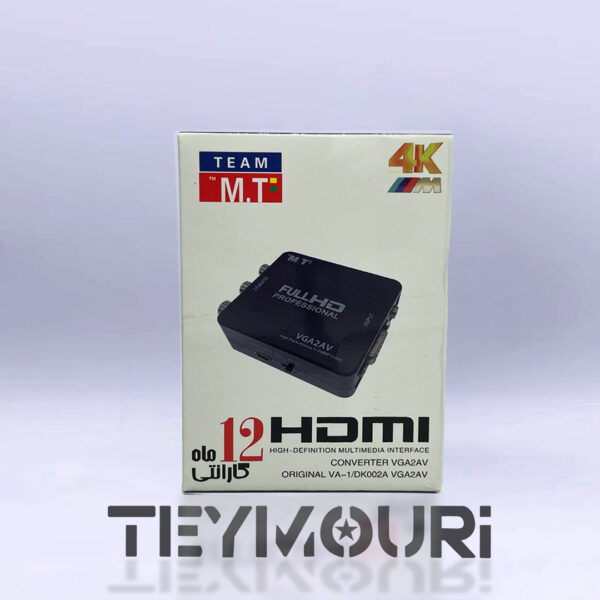 مبدل VGA به AV با عملکرد بالا - تبدیل سیگنال ویدیویی برای دستگاه‌های مختلف