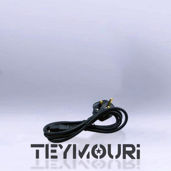 کابل برق اصلی دو پین (مسی دو چاک) (طول 1.5متر)